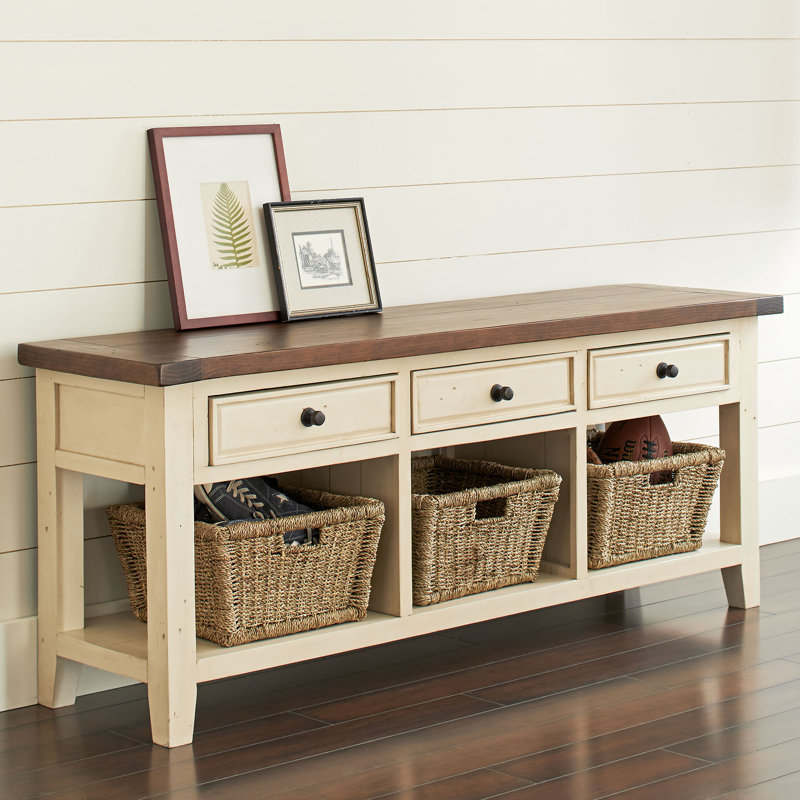 Birch Lane™ TV Console with Baskets & Reviews Wayfair
